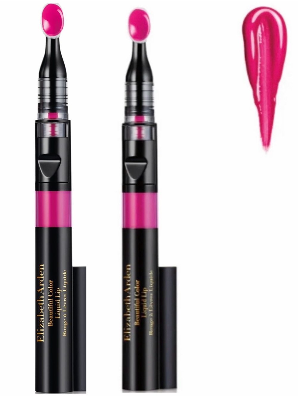{Set of 2} Elizabeth Arden Beautiful Color Liquid Lipstick SEDUCTRESS Pink - NEW